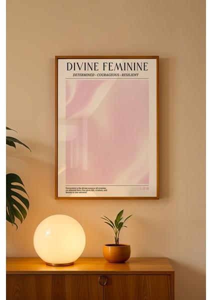 Aura Serisi Ahşap Çerçeveli Poster, Tablo NO:131 fiyatları