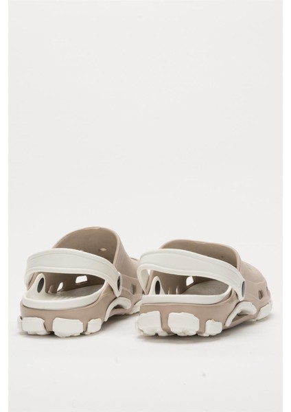 Unisex Çift Tabanlı Ortopedik Hemşire Doktor Aşçı Laboratuvar Deniz Havuz Terliği Sandalet Bej - Beyaz fırsatları