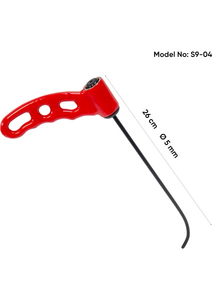 26 cm 5 mm Çap Sustalı Arka Çamurluk Açık Çubuk - S9-04