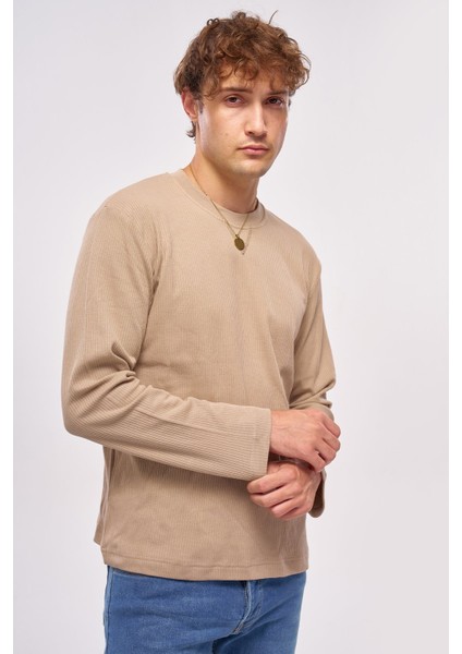 John Borners Erkek Bisiklet Yaka Iğne Çıkartmalı Sweatshirt fiyatları