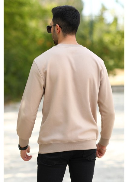 Jb Erkek Vizon O Yaka Laking Pike Pamuklu Sweat - 5453 modelleri