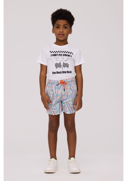 Bg Store Erkek Çocuk Desenli Şort