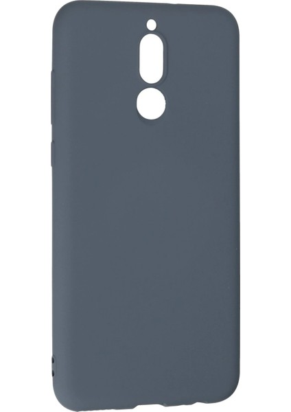 Huawei Mate 10 Lite Kılıf Nano Içi Kadife Silikon - Gri Mrayd