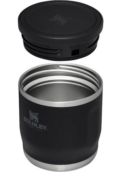 The Adventure To-Go Food Jar .35L / 12Oz Black Yemek Termosu