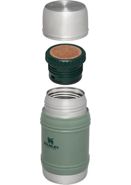 The Artisan Thermal Food Jar .50L / 17Oz Hammertone Green Yemek Termosu