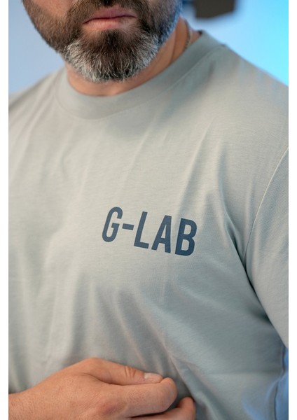Erkek G-Lab Baskılı T-Shirt