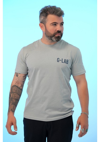 Erkek G-Lab Baskılı T-Shirt