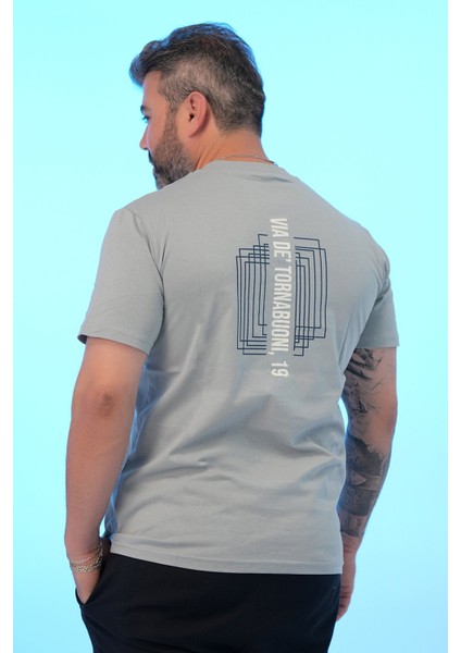 Erkek G-Lab Baskılı T-Shirt