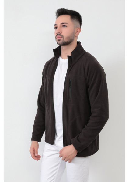 Erkek Cep Dikiş Detaylı Fermuarlı Mikro Polar fırsatları