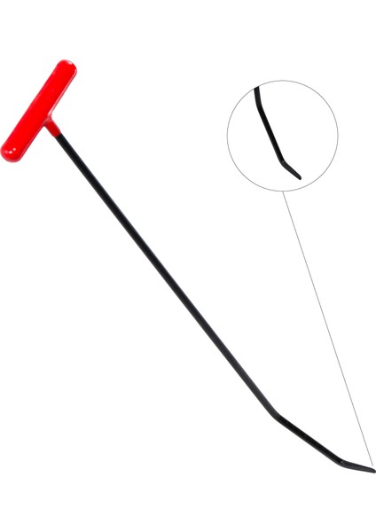 70 cm 10 mm Çap Çift Kıvrımlı Yassı Uçlu Boyasız Göçük Düzeltme Çubuğu - S3-05, Pdr Çubuk