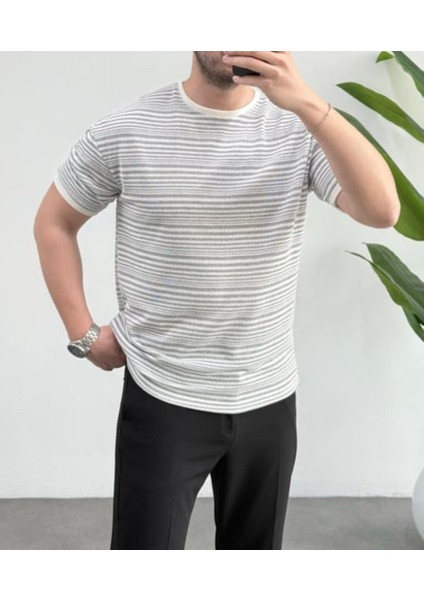 Erkek Örme Regular Rahat Kesim Nefes Alan Terletme Yapmaz Yeni Sezon T-Shirt
