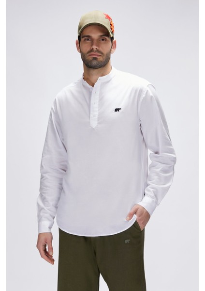 Luigi Beyaz Erkek Gömlek fırsatları