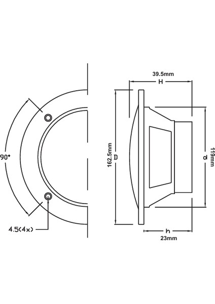 Marin Hoparlör Slim 13,5 Cm Siyah 40 Watt modelleri