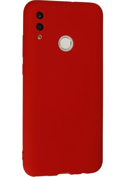 Huawei P Smart 2019 Kılıf Nano Içi Kadife Silikon - Kırmızı Mrayd