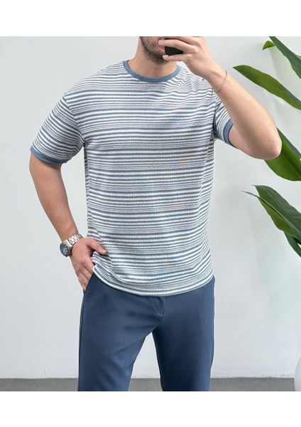 Erkek Örme Regular Rahat Kesim Nefes Alan Terletme Yapmaz Yeni Sezon T-Shirt modelleri