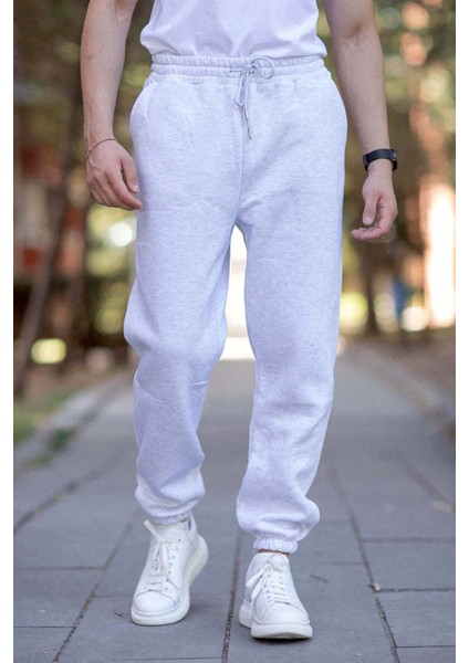 Erkek Eşofman Altı Karmelanj 3 Iplik Kışlık Cepli Beli Bağcıklı Lastikli Paça - 10008 fiyatları