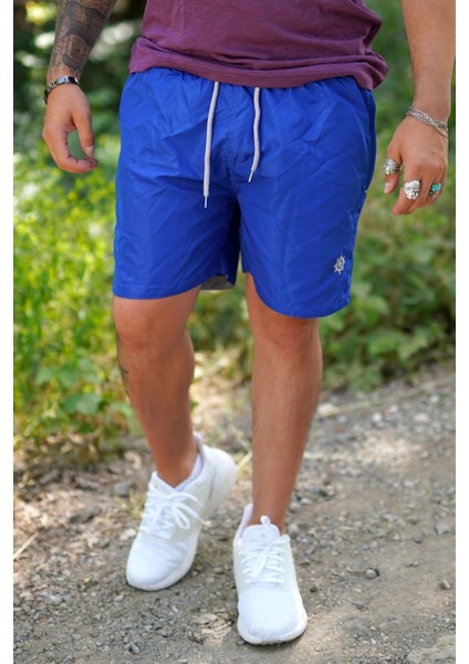 Saks Hızlı Kuruyan Erkek Mayo Deniz Şortu %100 Polyester - 4405