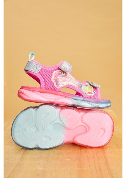 Can Bebe Işıklı Phylon Sandalet Fuşya