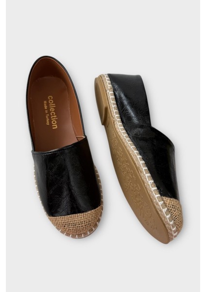 Kadın Espadril Babet Ayakkabı Beyaz