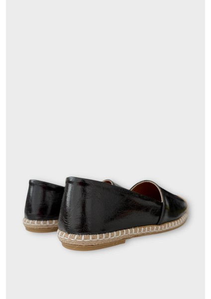 Kadın Espadril Babet Ayakkabı Beyaz