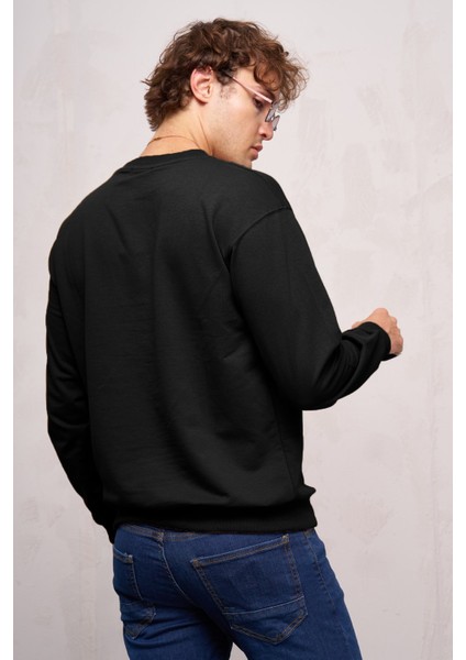 Jb Erkek O Yaka Forest Baskılı Sweatshirt