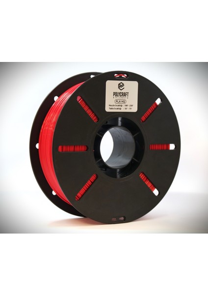 Polycraft Pla Filament Hq Filament 1.75 mm -1 kg -Kırmızı