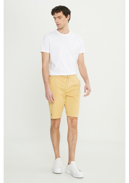 Slim Fit Dar Kesim Pamuklu Yan Cepli Şort fiyatları