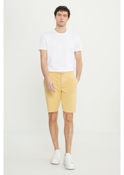 Slim Fit Dar Kesim Pamuklu Yan Cepli Şort modelleri