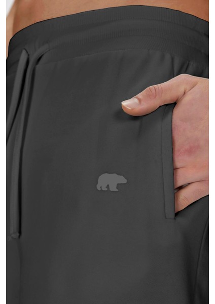 Gian Sweatshorts Siyah Erkek Şort