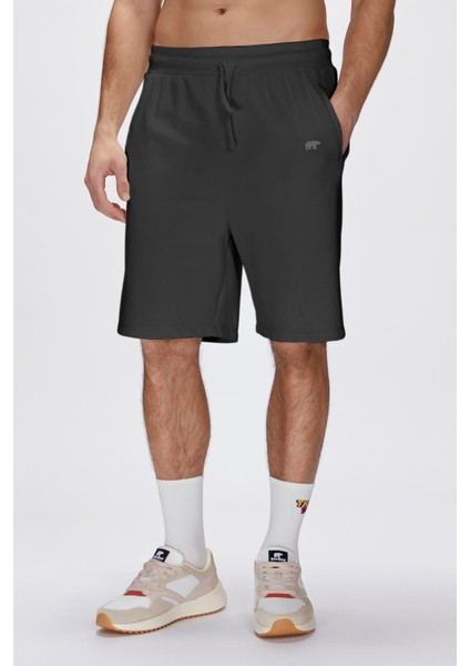 Gian Sweatshorts Siyah Erkek Şort