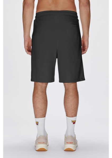 Gian Sweatshorts Siyah Erkek Şort