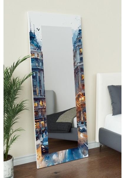 City Lights Dekoratif Boy Aynası 150 x 60 cm