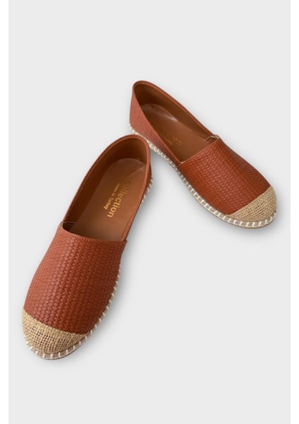 Kadın Espadril Babet Ayakkabı TABA modelleri