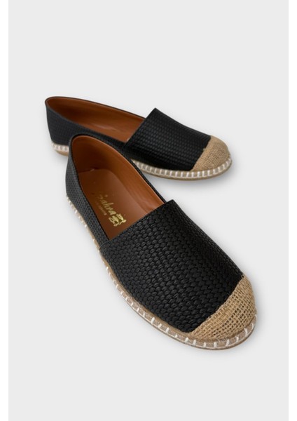 Kadın Espadril Babet Ayakkabı Beyaz