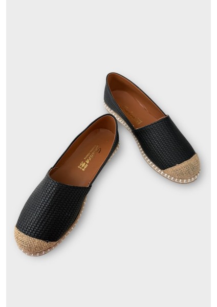 Kadın Espadril Babet Ayakkabı Beyaz