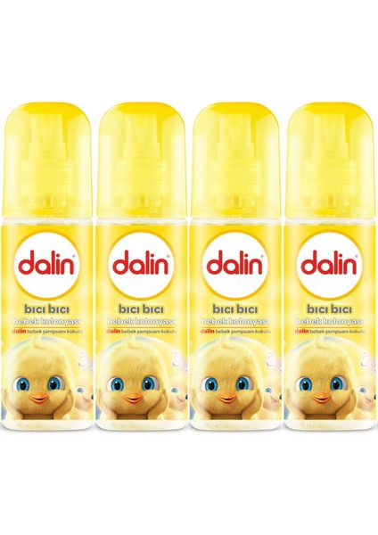 Bebek Kolonyası 150ML Klasik (Bıcı Bıcı Kokusu) (4 Lü Set)
