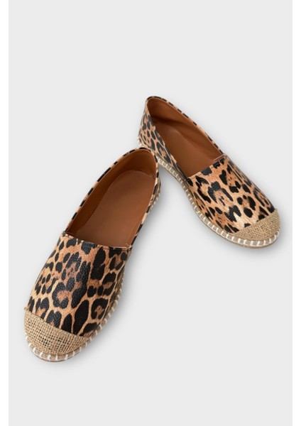 Kadın Espadril Desenli Babet Ayakkabı BEJ - SİYAH modelleri