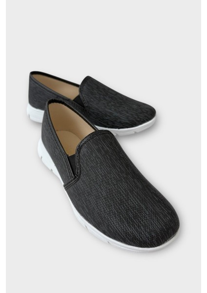 Kadın Silinebilir Babet Ayakkabı Siyah