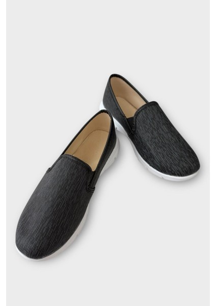 Kadın Silinebilir Babet Ayakkabı Siyah