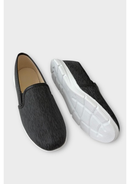 Kadın Silinebilir Babet Ayakkabı Siyah