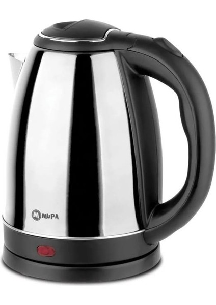 Elektrikli Su Isıtıcı Paslanmaz Çelik Kettle 500 W Gücünde, 1,8 Litre Kapasiteli