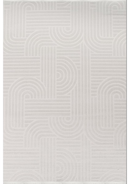 Veneto 4336 Krem Triko Akrilik Yapışmaz Salon Mutfak Oturma Odası Halı indirimleri