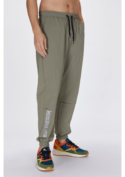 David Yeşil Erkek Jogger Pantolon