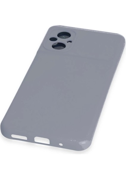 Xiaomi Poco M5 Kılıf Nano Içi Kadife Silikon - Gri Mrayd