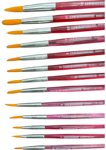 My Dido Yuvarlak Fırça 144'LÜ Set ( No : 0,1,2,3,4,5,6,7,8,9,10,11,12 )