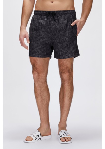Moshe Siyah Erkek Deniz Şortu fiyatları