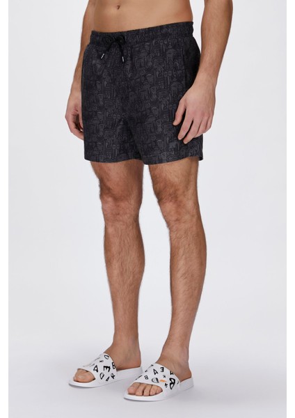 Moshe Siyah Erkek Deniz Şortu modelleri