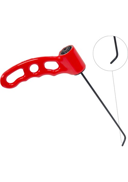 18 cm 3,5 mm Çap Sustalı Sağ Sol Yassı Çubuk - S10-01