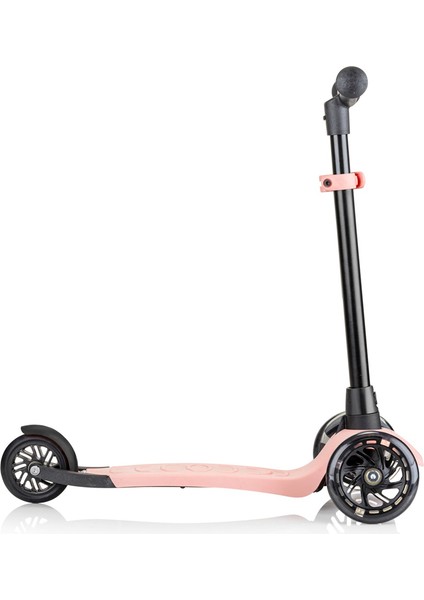 Çocuk Scooter 3 Tekerlekli Kaykay - 2-7 Yaş Dengeli ve Güvenli Sürüş Pudra