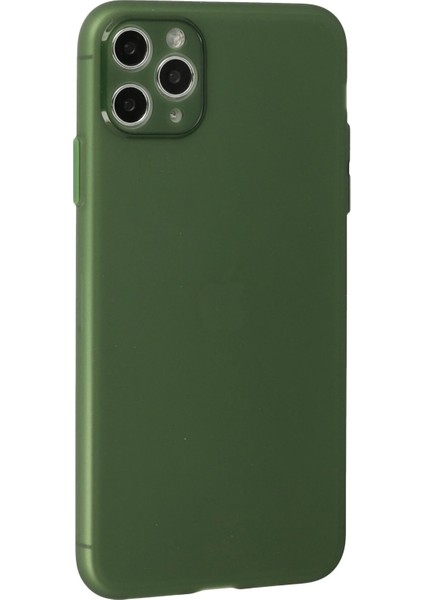Iphone 11 Pro Max Kılıf Puma Silikon - Yeşil Mrayd